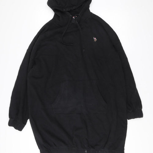 U.S. Polo Assn. Men's Black XL Pullover Hoodie with Logo
