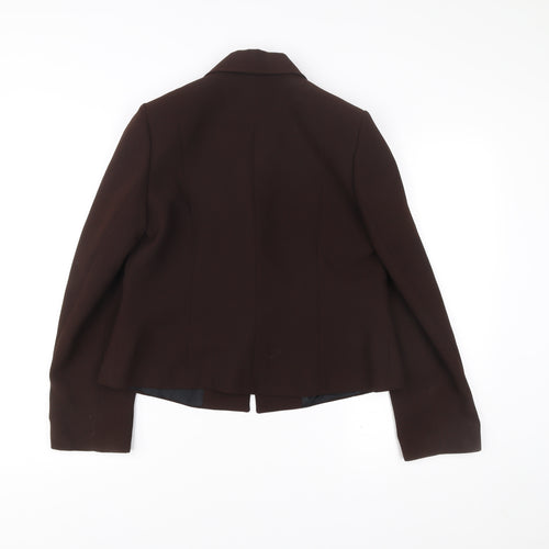 Elizabeth Emanuel Women’s Brown Blazer Jacket Size 16 Workwear