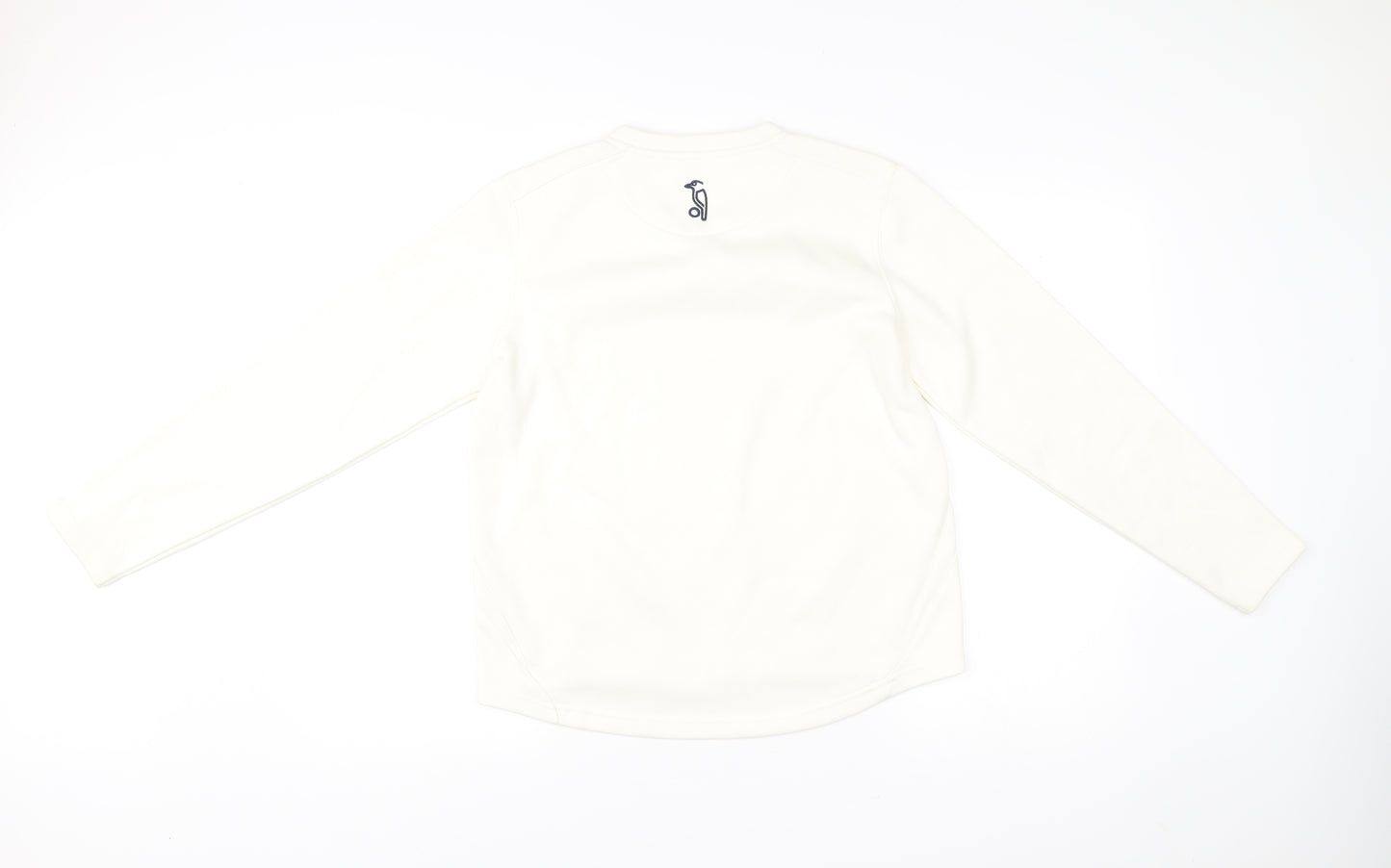 Kookaburra Womens Ivory V-Neck Pullover Sweatshirt Size 14