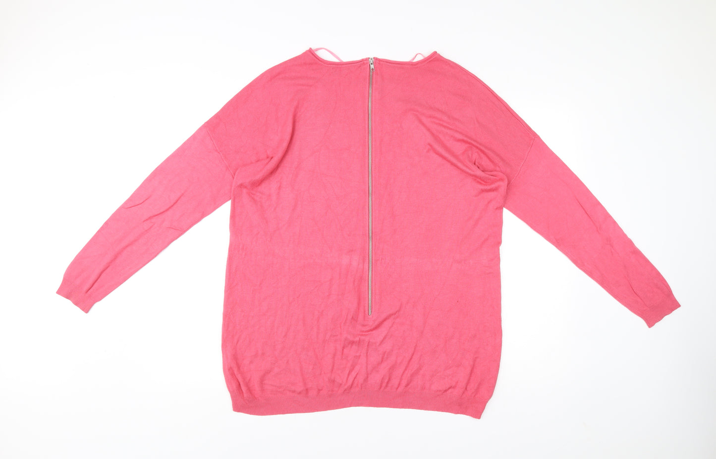 Atmosphere Women’s Pink Round Neck Long Sleeve Pullover Jumper M