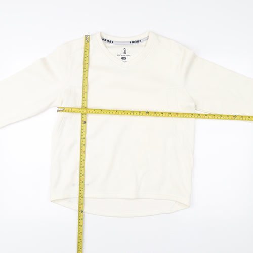 Kookaburra Women’s Ivory Polyester V-Neck Sweatshirt Size 14