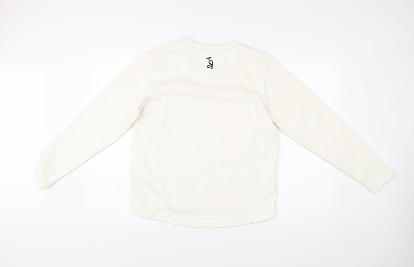 Kookaburra Women’s Ivory Polyester V-Neck Sweatshirt Size 14