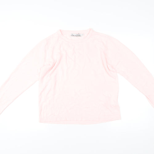 Pure & Natural Women’s Pink Acrylic Pullover Jumper Size 18 Plus
