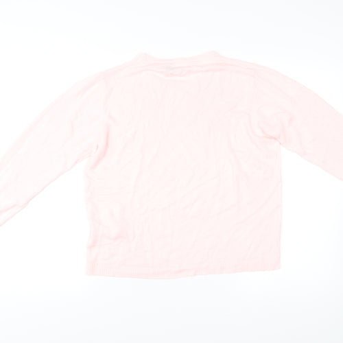 Pure & Natural Women’s Pink Acrylic Pullover Jumper Size 18 Plus