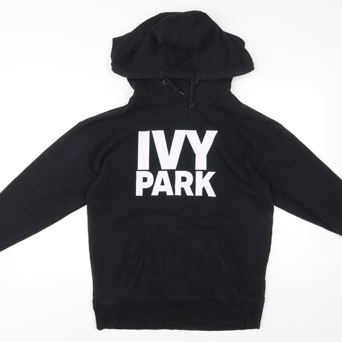 IVY PARK Men’s Black Pullover Hoodie Small Logo Graphic Hooded Sweatshirt
