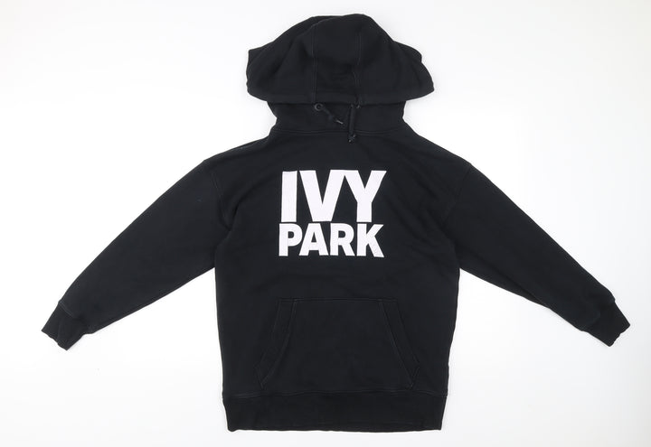 IVY PARK Men’s Black Pullover Hoodie Small Logo Graphic Hooded Sweatshirt