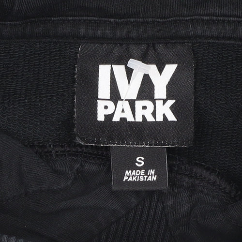 IVY PARK Men’s Black Pullover Hoodie Small Logo Graphic Hooded Sweatshirt