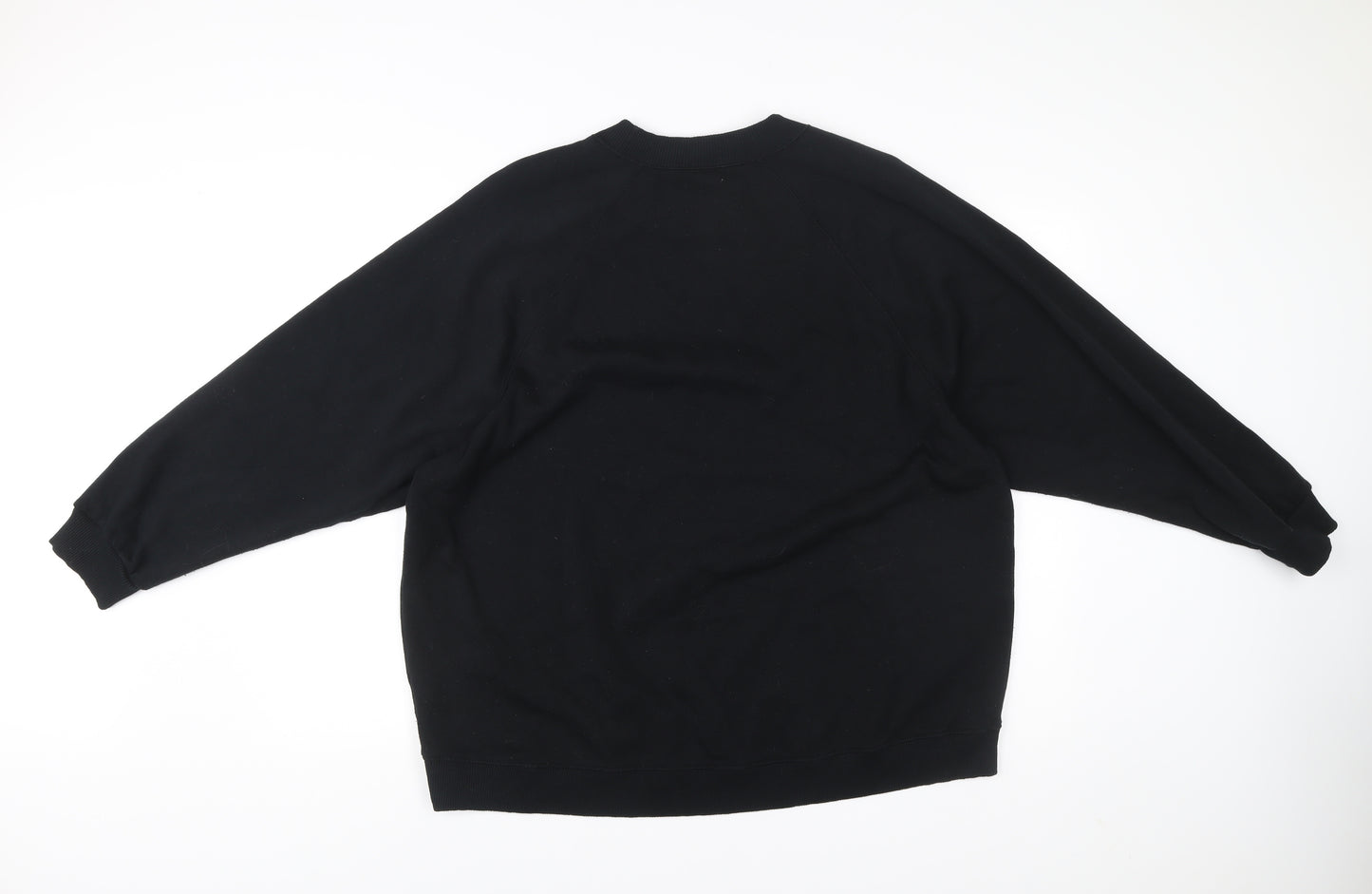 American Eagle Mens Black L Pullover Sweatshirt Crew Neck