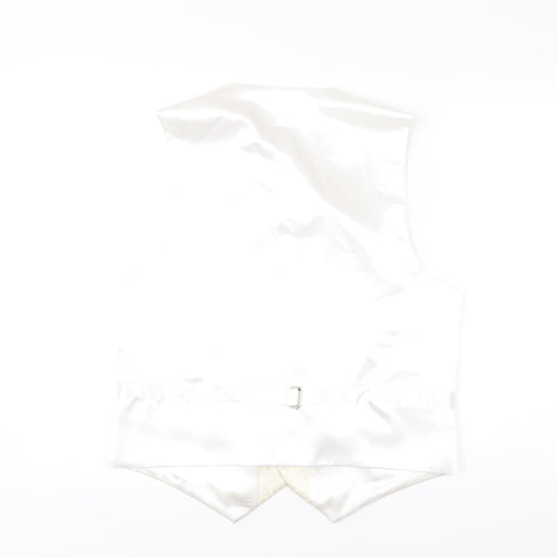 FormalTailor Men’s Ivory Satin Waistcoat 40R Wedding Party