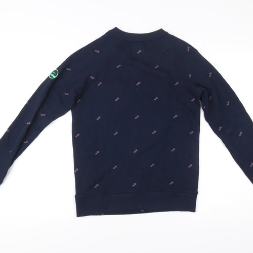 O'Neill Boys Blue Cotton Crew Neck Graphic Sweatshirt Age 12 Years