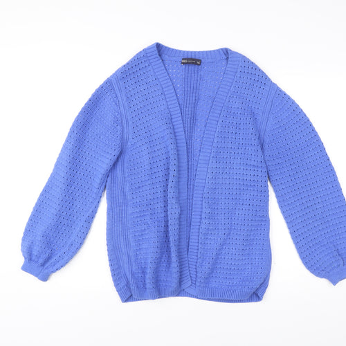 Marks and Spencer Women’s Blue Knit Open Cardigan Size S