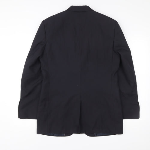 George Men’s Navy Blue 36R Suit Jacket Single Breasted Formal