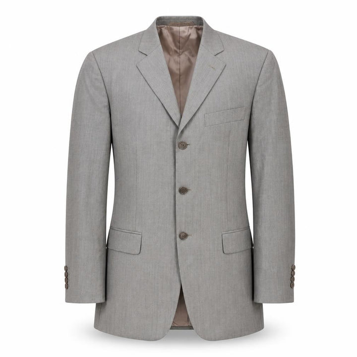 Front view of Marks & Spencer Men’s Grey Wool suit jacket 38 Chest