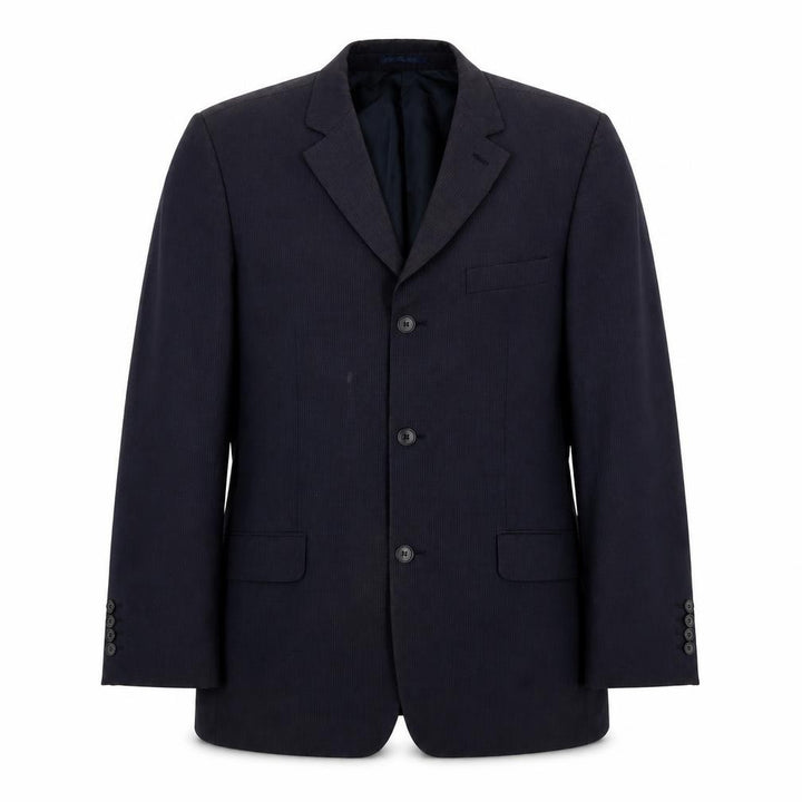 Moss Mens Blue Wool Suit Jacket 40 Chest Regular Fit Business Blazer