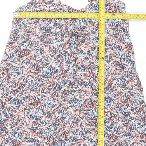 Warehouse Womens Multicoloured Viscose Tank Dress Size 10