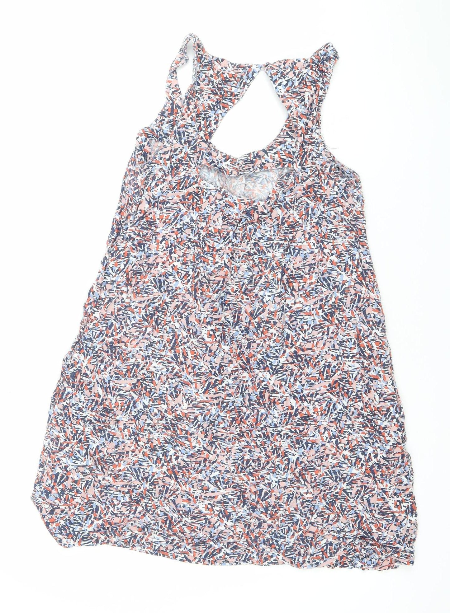 Warehouse Womens Multicoloured Viscose Tank Dress Size 10