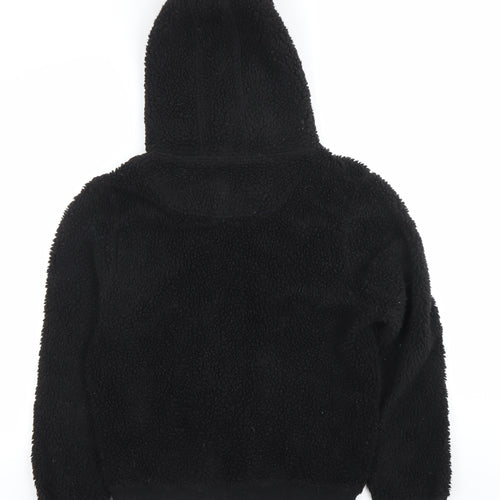 Night Addict Womens Black Hoodie M Pullover Hooded Polyester Warm