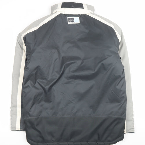 Nike Unisex Adults Grey Polyester Puffer Jacket Size M