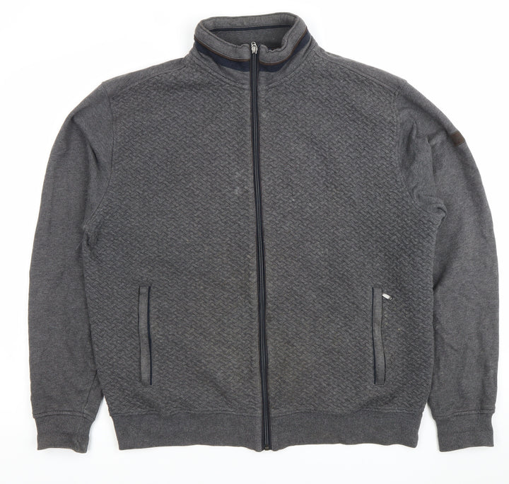 Baileys Men’s Grey XL Full Zip Sweatshirt Jacket with Pockets