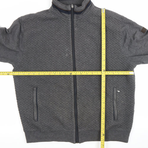 Baileys Men’s Grey XL Full Zip Sweatshirt Jacket with Pockets