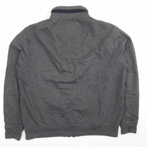 Baileys Men’s Grey XL Full Zip Sweatshirt Jacket with Pockets