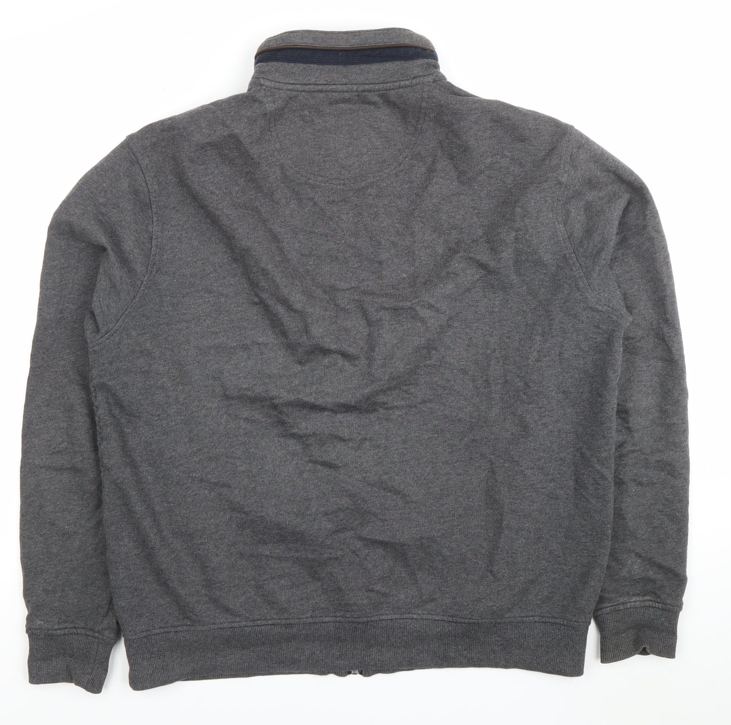 Baileys Men’s Grey XL Full Zip Sweatshirt Jacket with Pockets