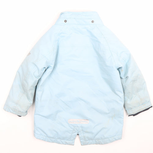 Muddy Puddles Boys Blue 3-4Y Waterproof Parka Winter Coat