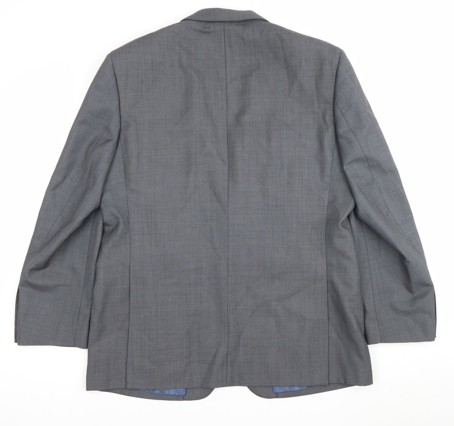 Marks and Spencer Women’s Grey Wool Suit Jacket Size 42 Regular Fit