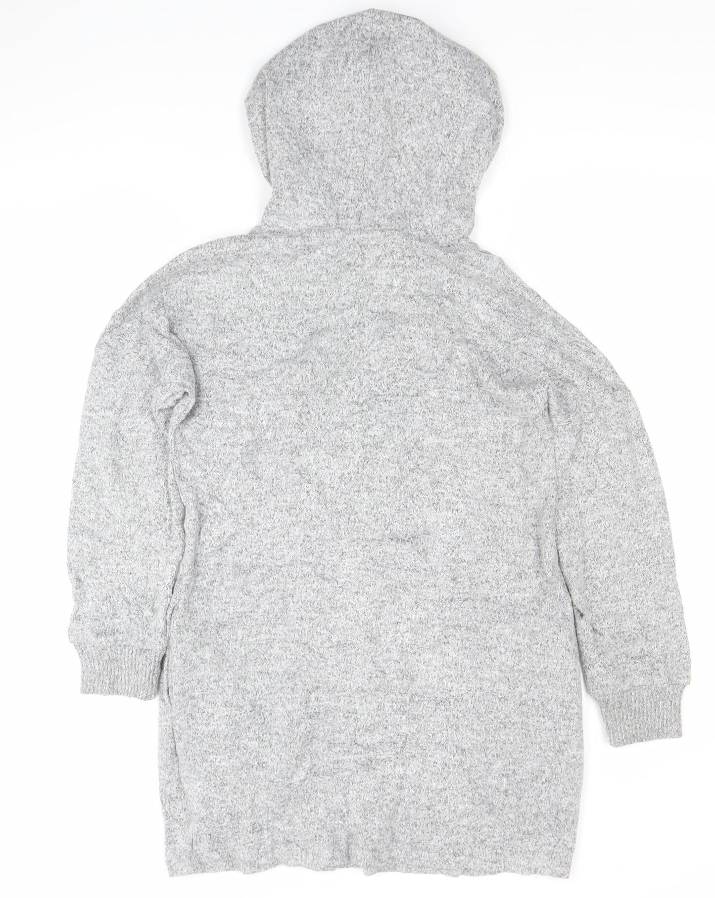 Pineapple Women Grey XS Hoodie T-Shirt Dress Casual Lounge