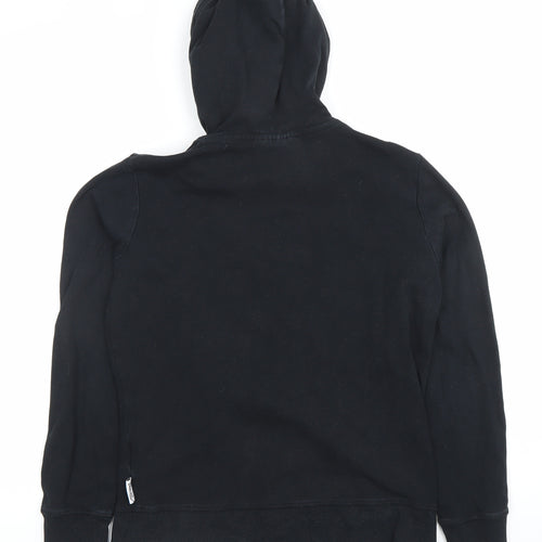 Everlast Womens Black Hoodie Size 12 Full Zip Athletic Logo