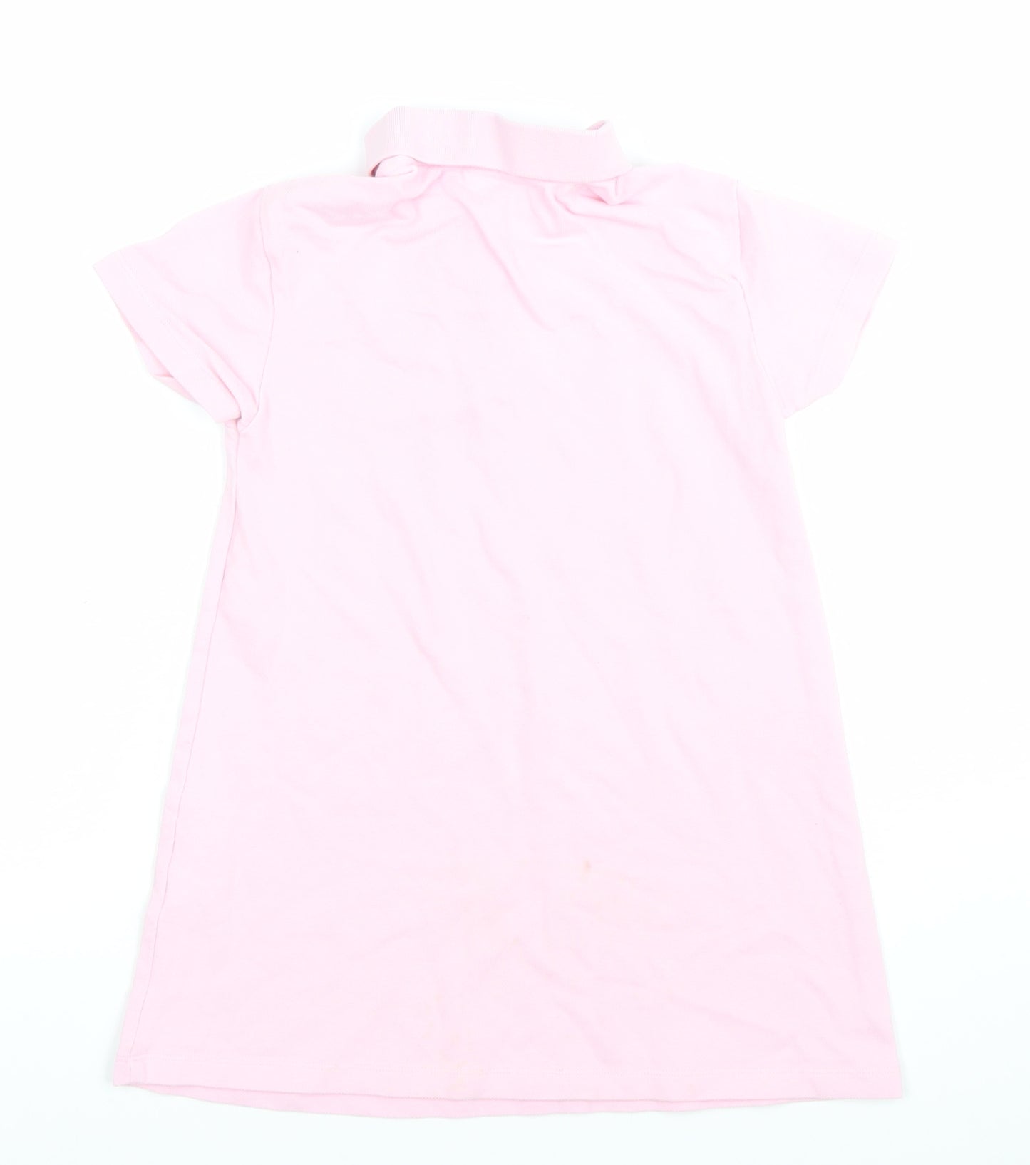 Pedro Collection Girls Pink 4-5 Years Shirt Dress Embroidered Casual