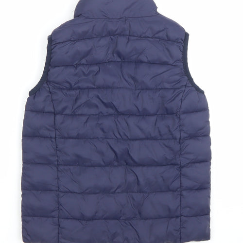 Joules Boys Blue Puffer Gilet 6 Years Sleeveless Quilted Waistcoat