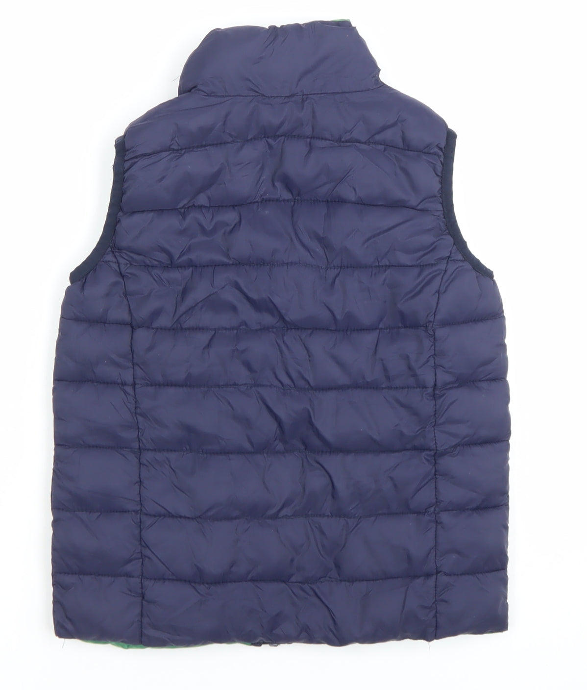 Joules Boys Blue Puffer Gilet 6 Years Sleeveless Quilted Waistcoat