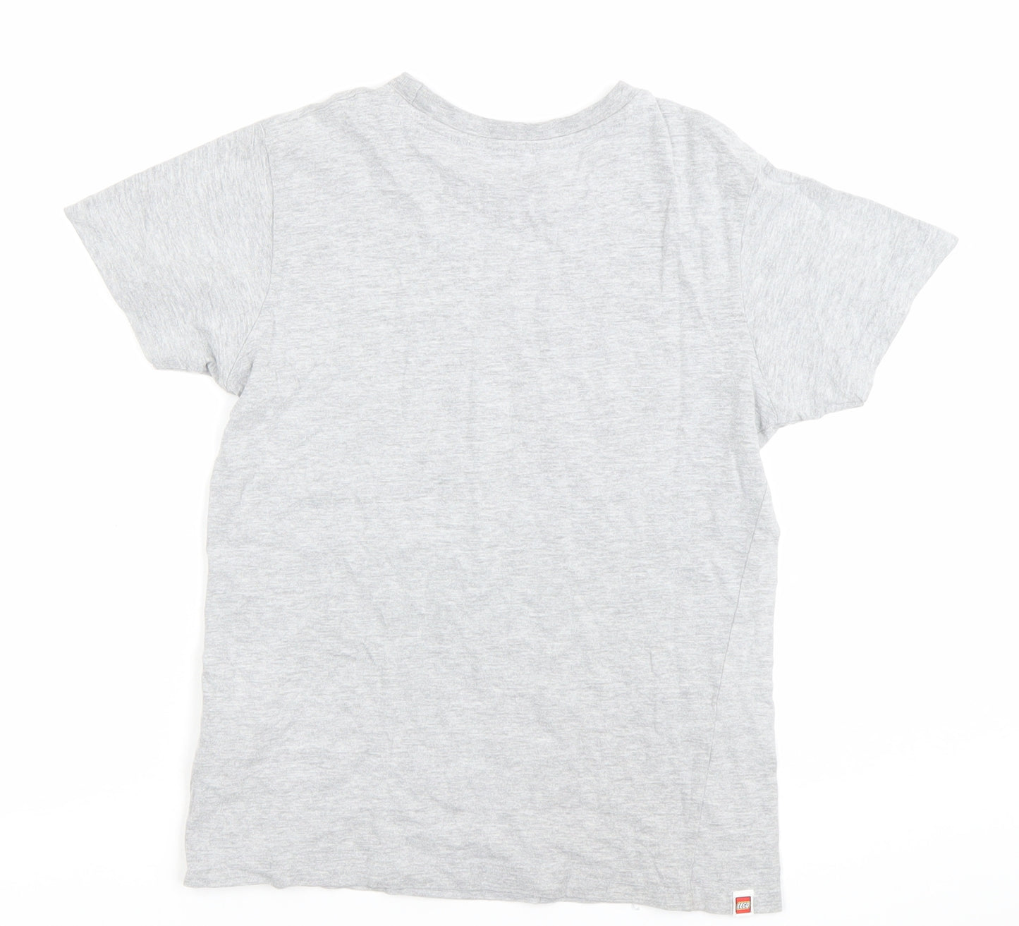 LEGO Ninjago Grey T-Shirt Unisex Kids Age 8 Years Graphic Print Crew Neck