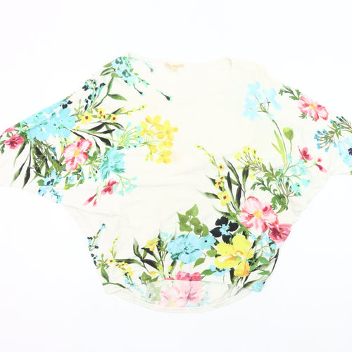 Phase Eight Womens Multicoloured Floral Cotton Tunic Blouse XS
