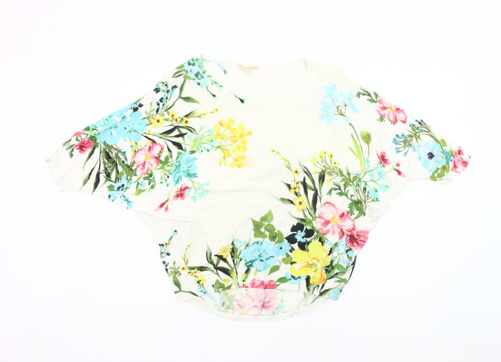 Phase Eight Womens Multicoloured Floral Cotton Tunic Blouse XS