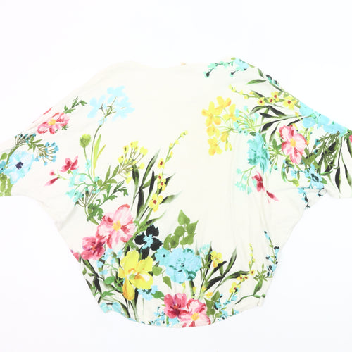 Phase Eight Womens Multicoloured Floral Cotton Tunic Blouse XS