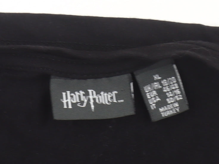 Harry Potter Women’s Black XL Cedric Diggory Sequin T-Shirt