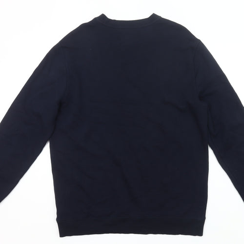 Penguin Men's Blue XL Crew Neck Pullover Sweatshirt Logo Sports