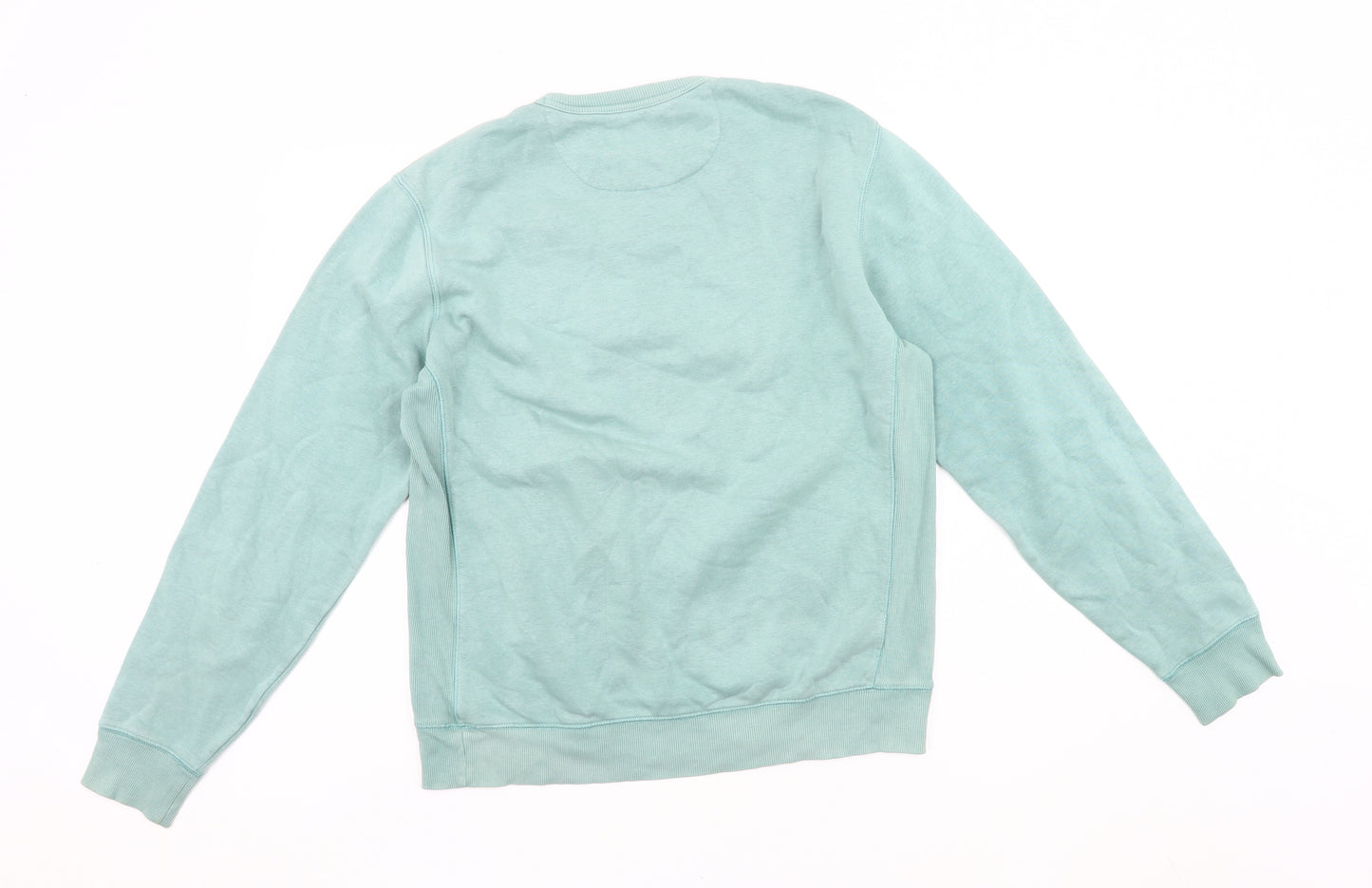 Original Penguin Men’s Green Pullover Sweatshirt Size S Logo Crew Neck