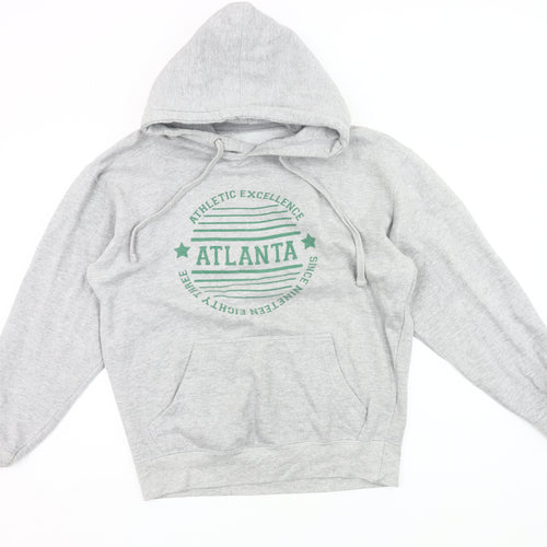 Daisy Street Women’s Grey Pullover Hoodie UK 10 Regular Fit Cotton