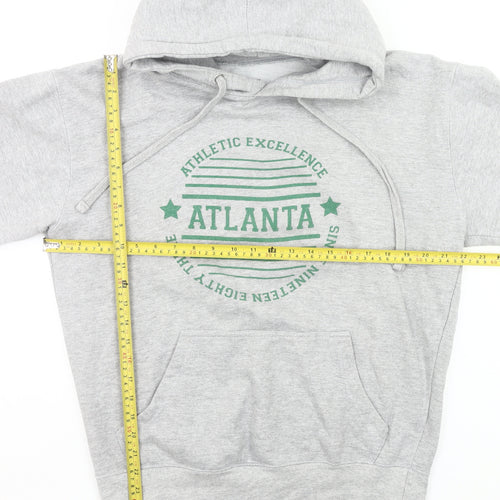 Daisy Street Women’s Grey Pullover Hoodie UK 10 Regular Fit Cotton