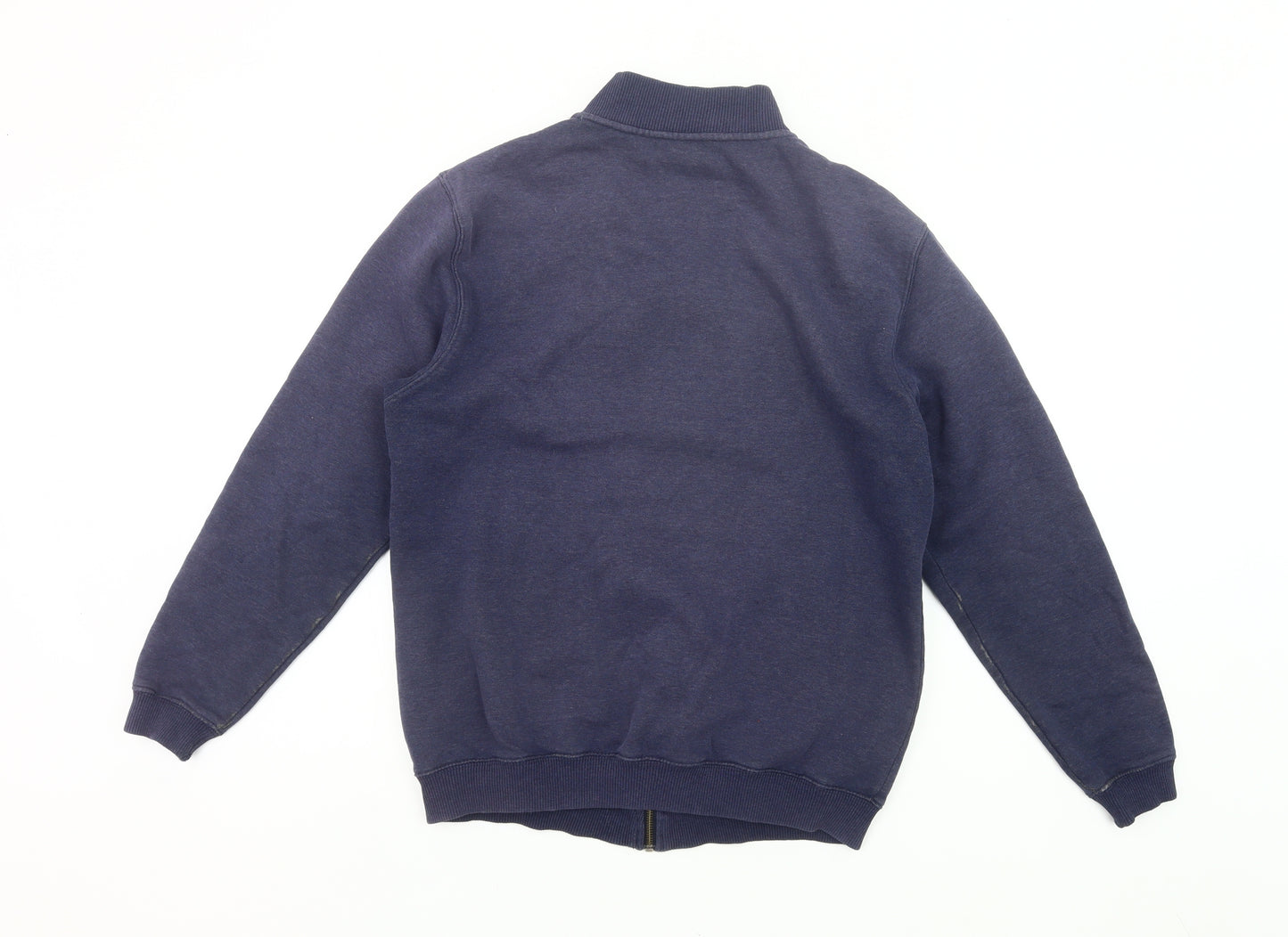 Cotton Traders Men's Navy Full Zip Sweatshirt Jacket Size S
