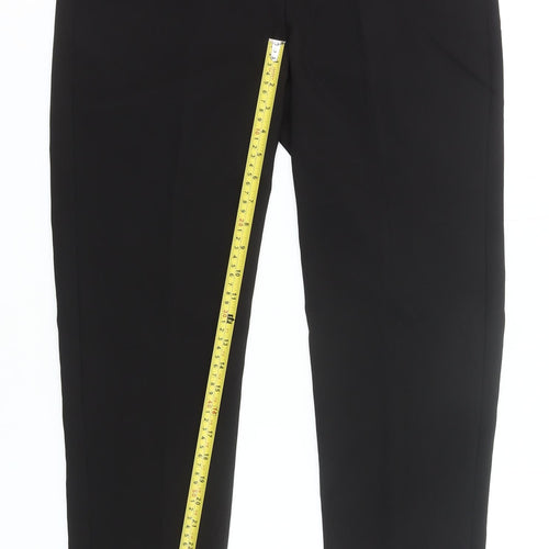 Topshop Women’s Black Slim Fit Chino Trousers UK 10