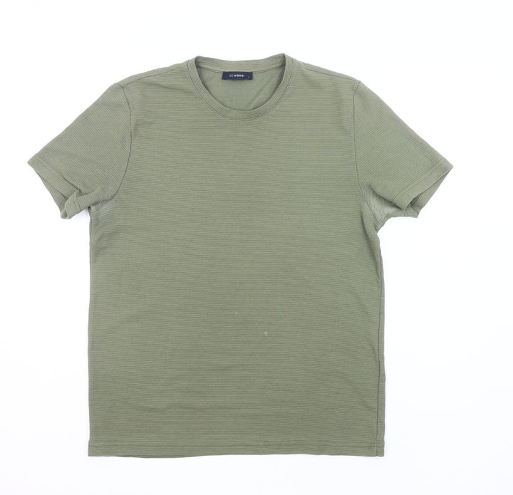 LC Waikiki Men's Green Crew Neck Short Sleeve T-Shirt Size L