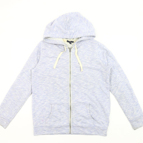 Gap Women’s Blue Full Zip Hoodie Size M Cotton Blend