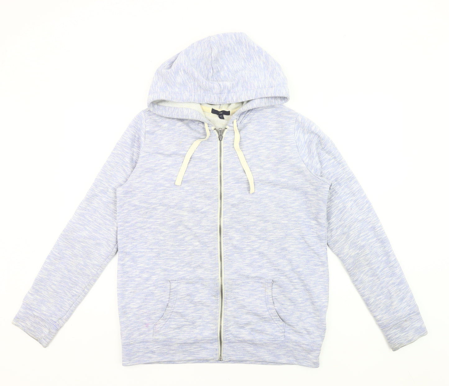 Gap Women’s Blue Full Zip Hoodie Size M Cotton Blend