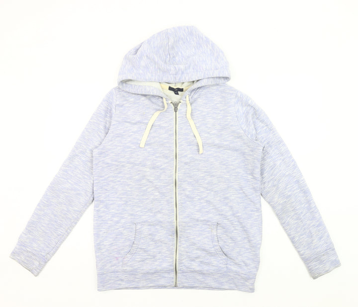 Gap Women’s Blue Full Zip Hoodie Size M Cotton Blend