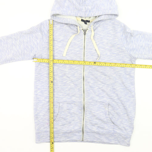 Gap Women’s Blue Full Zip Hoodie Size M Cotton Blend