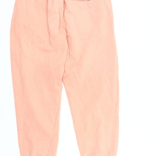 Nike Womens Pink Jogger Sweatpants Size S Fleece Casual Trousers
